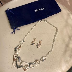 Novadab Necklace and Earrings Set